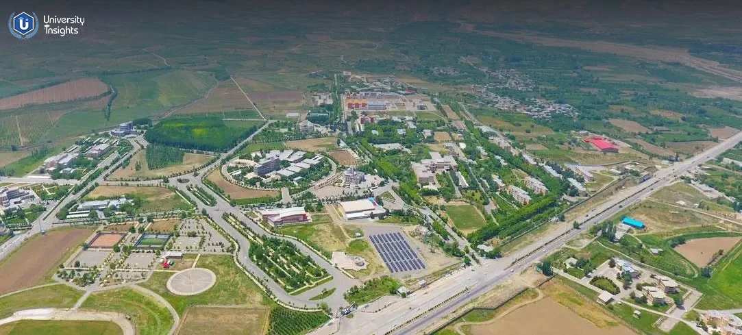 Bird's eye view of the Nazlu campus - Urmia University of Medical Sciences