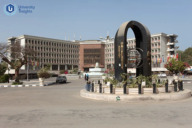 Assiut University campus view