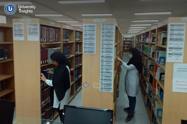 library for students in alborz university of medical sciences school of medicine