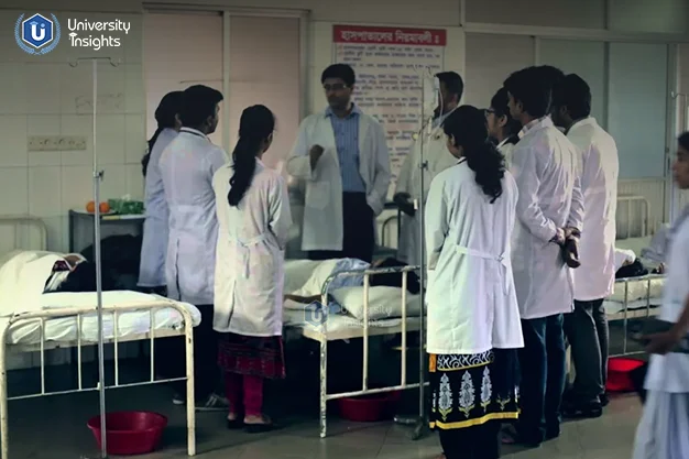 mbbs students practice in Zainul Haque Sikder Medical College