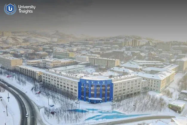 Murmansk Arctic State University- sky view