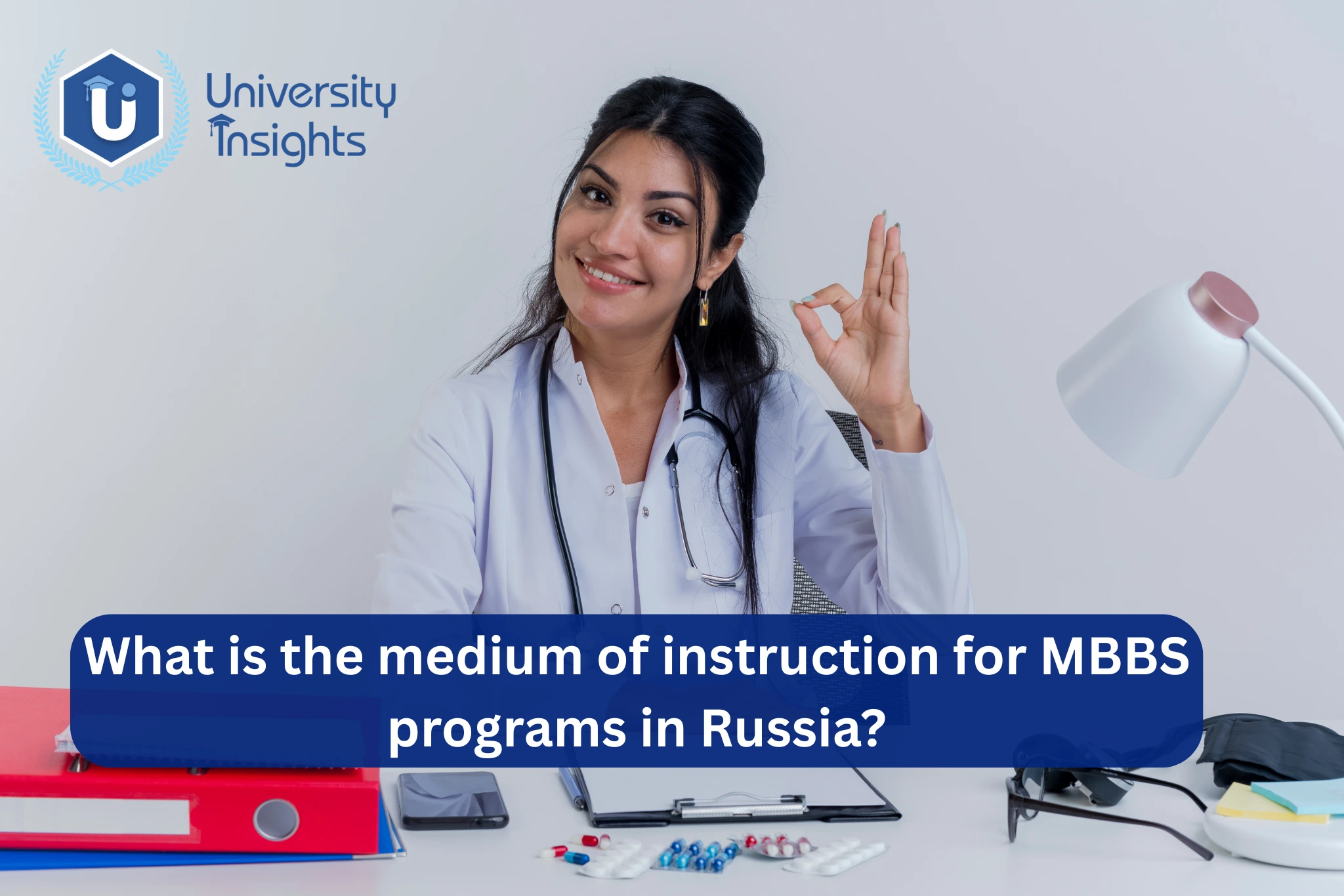 What is the medium of instruction for MBBS programs in Russia?
