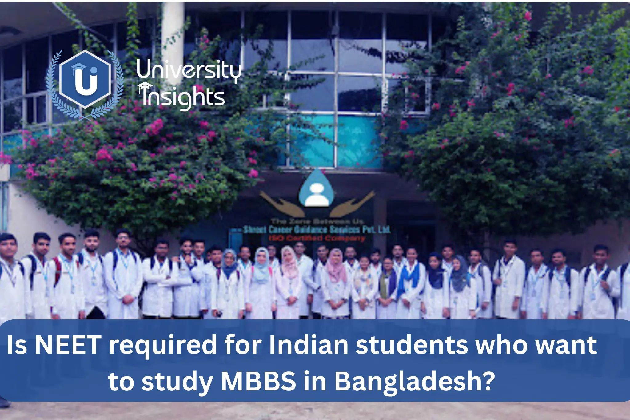 mbbs students in bandlades-front view