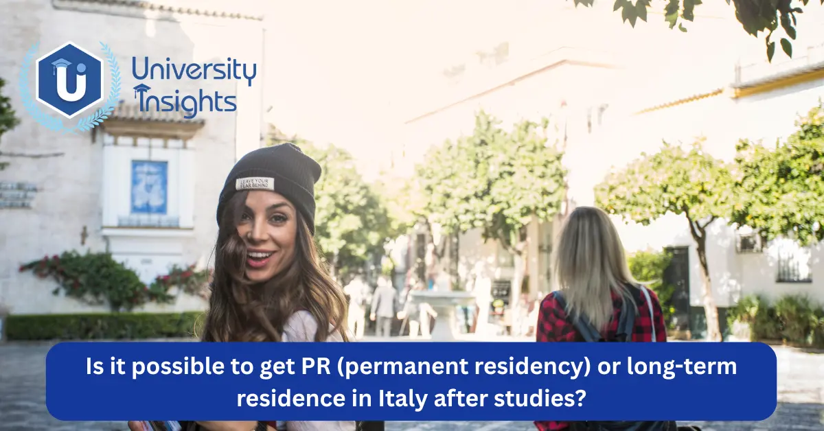 PR in Italy After Studies Possibility