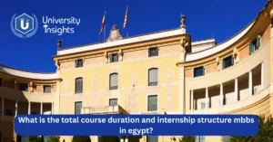 What Is the Total Course Duration and Internship Structure for MBBS in Egypt?