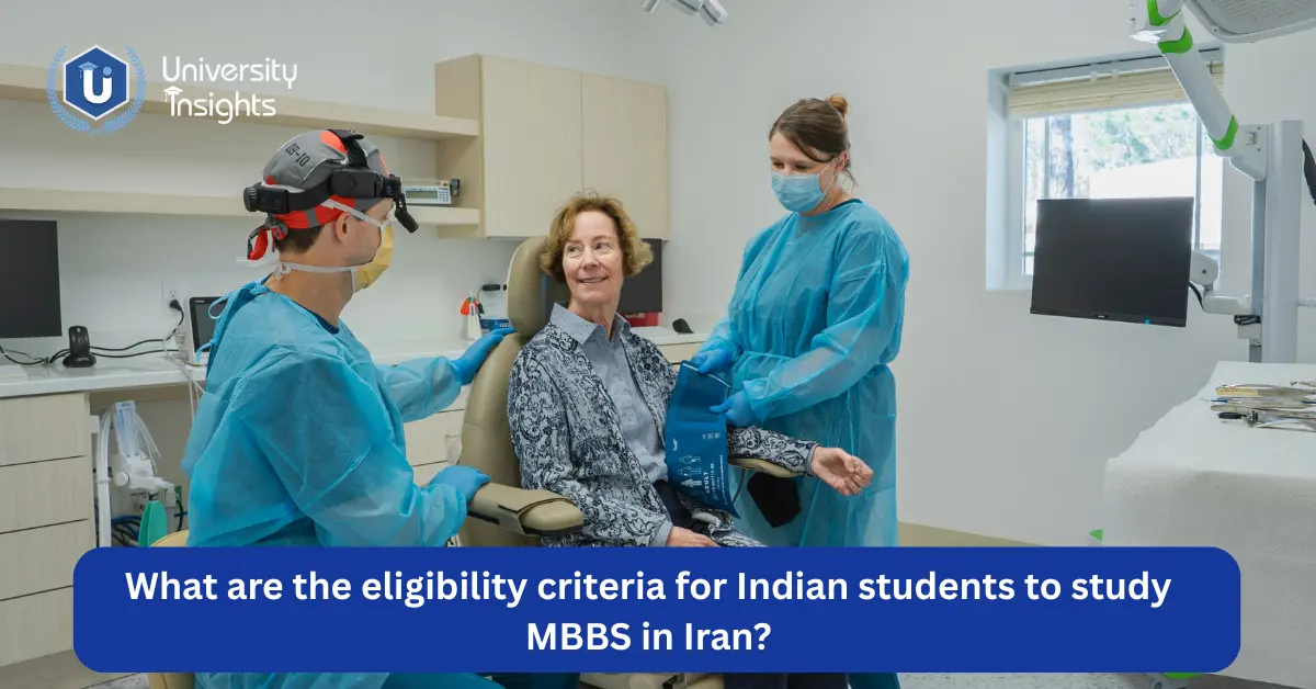 What are the eligibility criteria for Indian students to study MBBS in Iran?
